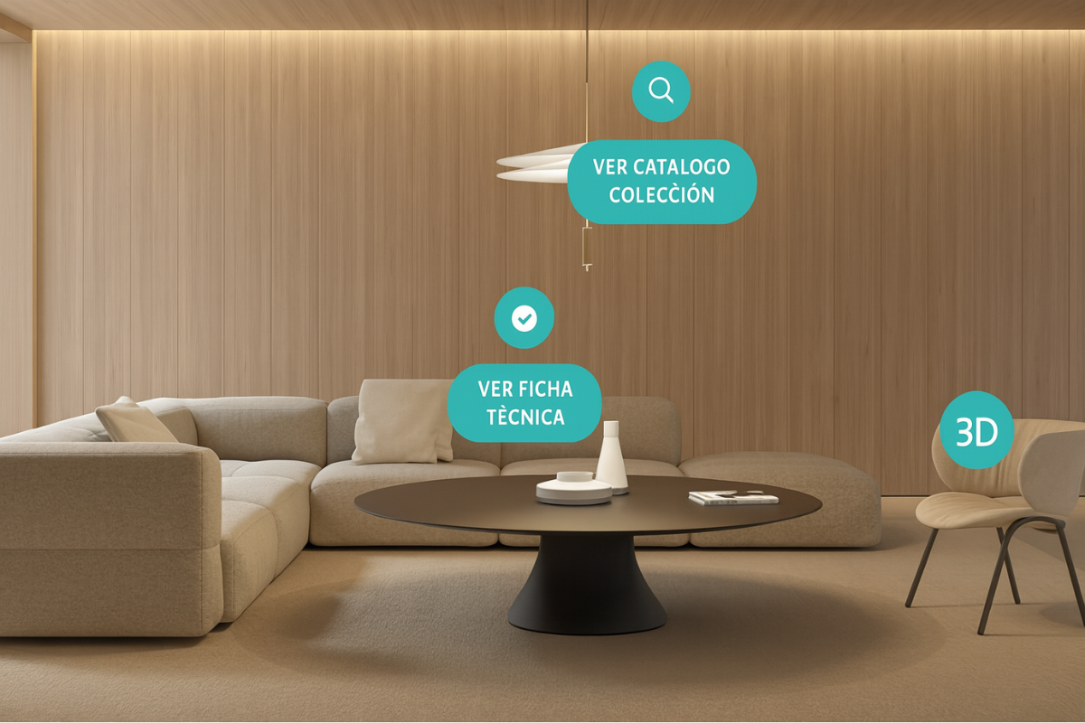 Showroom interactivo producto